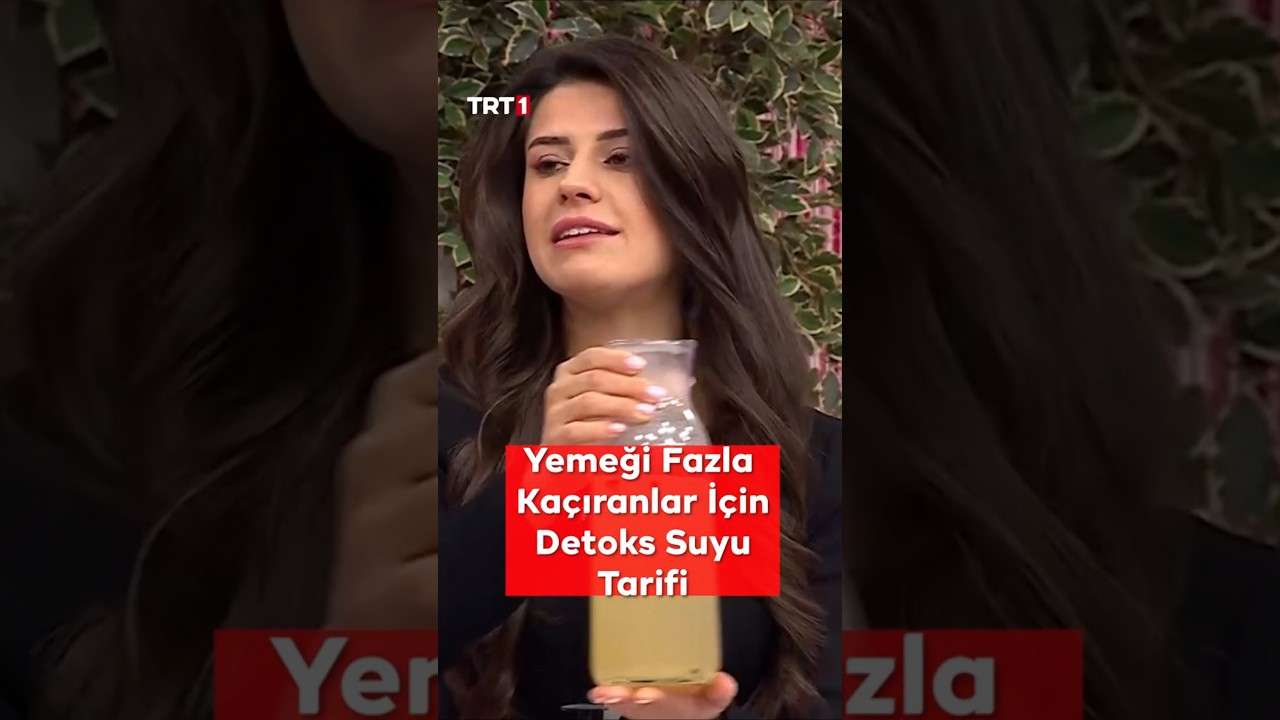 Detoks Suyu Tarifi ile Diyetisyen Hatice Nur Ege  🍋 “Yemeği Fazla Kaçıranların Yardımına Koşacak”
