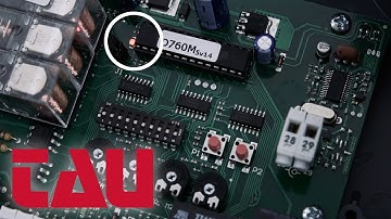 How to learn a rolling code transmitter on the control board D760M