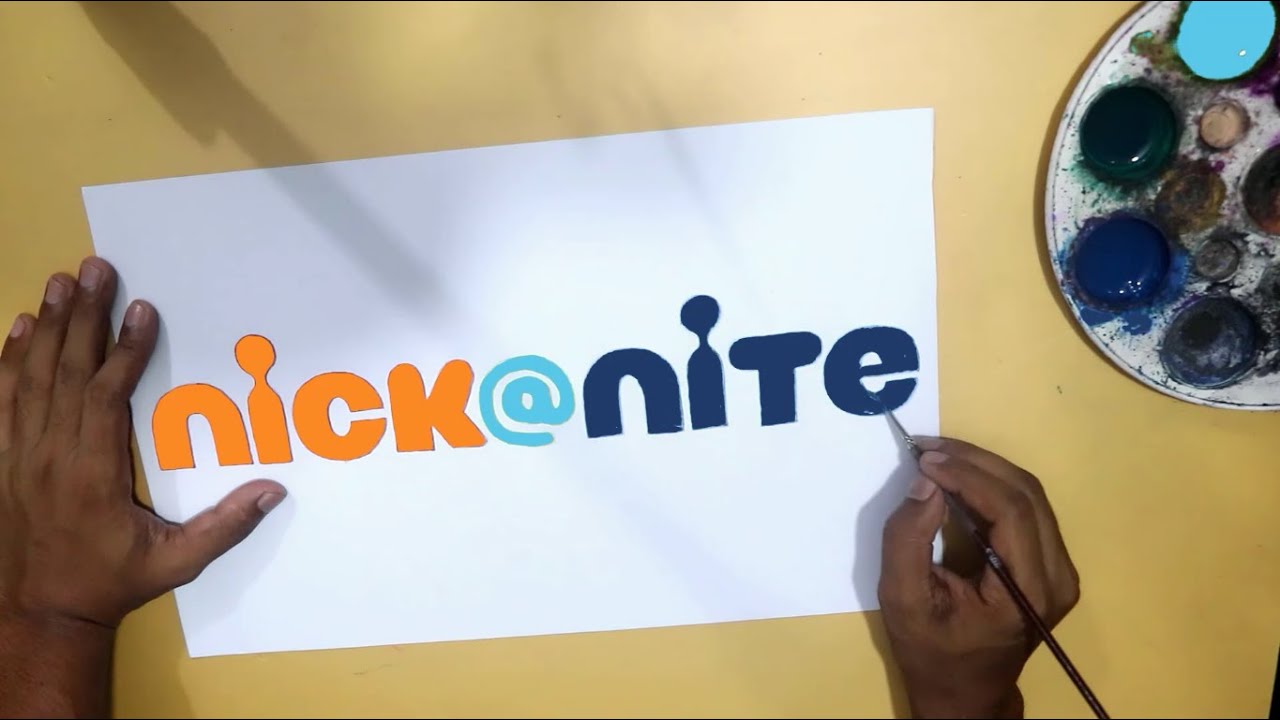 How to draw the nick@nite logo