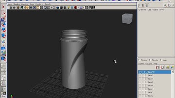 Speed Modeling a Nivea Glass Bottle in Maya