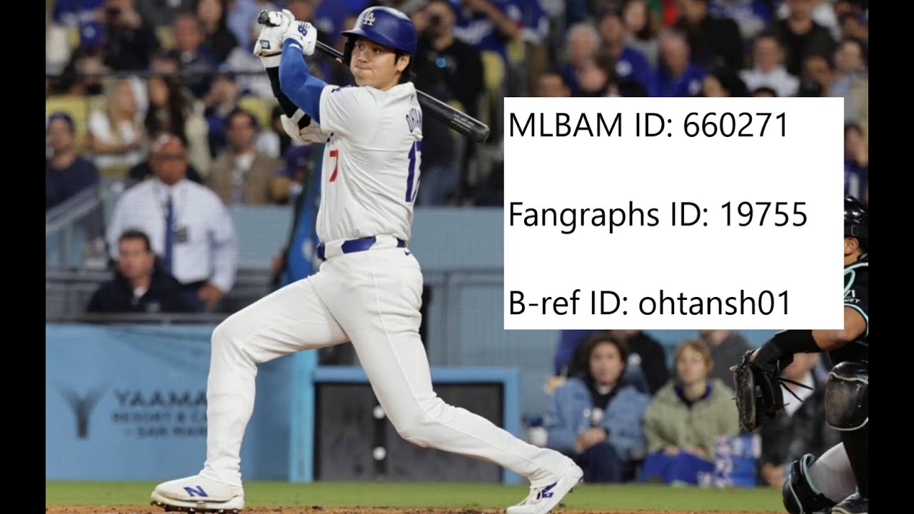 Creating a csv file with different website MLB player IDs in Python ...