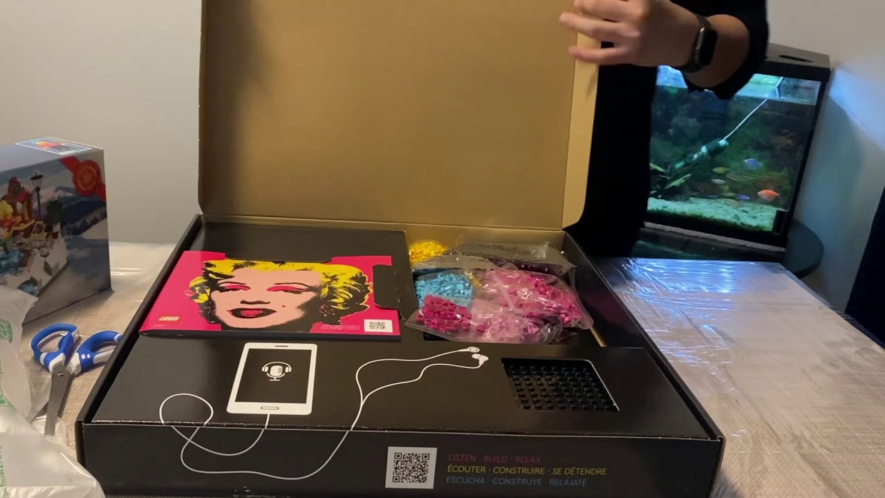 Unboxing Adult Lego Speed Built - Andy Warhol's Marilyn Monroe