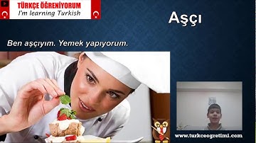 Professions and Jobs in Turkish - Türkçe Meslekler ve İşler