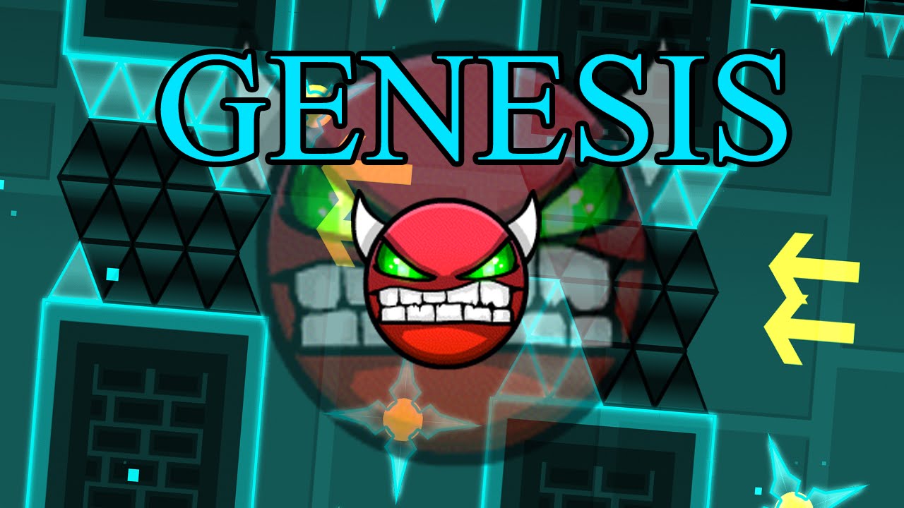 Geometry Dash (DEMON) Genesis By-FunnyGame - YouTube