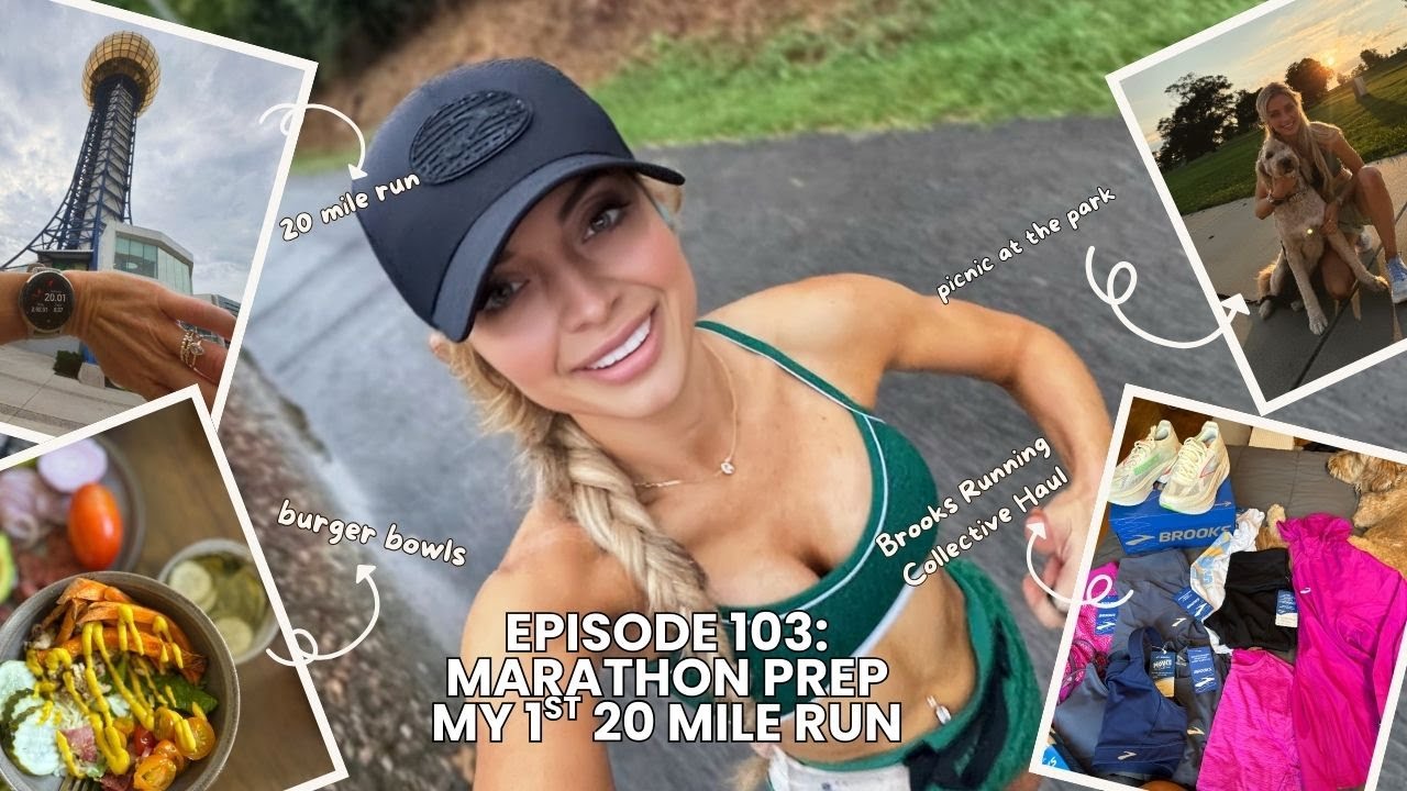 Marathon Prep/My 1st 20 Mile Run - YouTube
