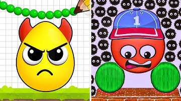 Draw To Smash V/s Hide Ball || BrainStorm Walkthrough || Max Gameplay ||  EP-0108