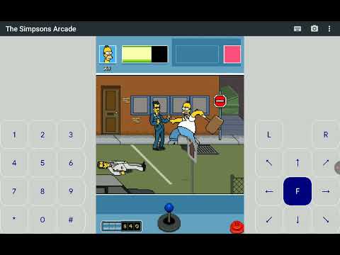 First time playing The Simpsons Arcade (Java) - YouTube