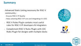 ALDEC DEMO - HDL Linting for RISC V Cores