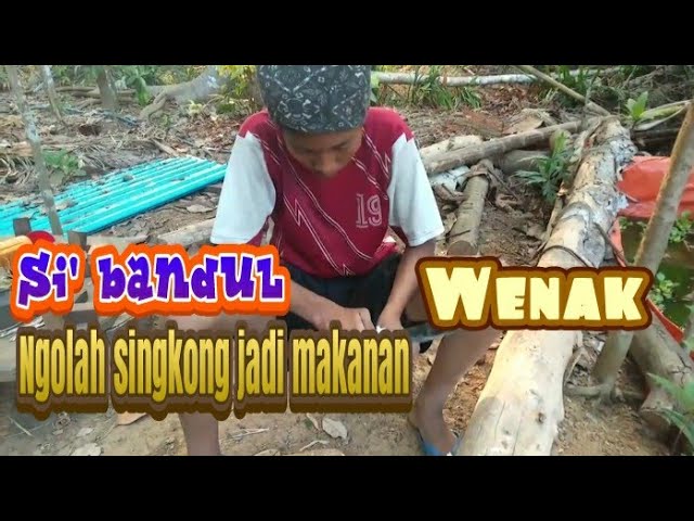 Part 2 si ' bandul ngolah singkong jadi makanan ( ngolah makanan)