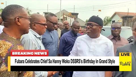 Fubara Celebrates Chief Sa Hanny Woko DSSRS’s Birthday in Grand Style