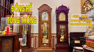 ĐỒNG HỒ TỔNG THỐNG HOWARD MILLE  CÓ TẮT CHUÔNG ĐÊM 12 CÔN 3 BẢN NHẠC NGÂN NGA NHẬP MỸ NGUYÊN BẢN