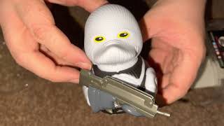 Nostalgamer 4K Unboxing Metal Gear Solid Genome Soldier Tubbz Collectible Duck Figure
