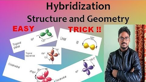 Trick for Hybridization || tricks to determine structure and geometry I IIT, JAM, NET & GATE ,12th