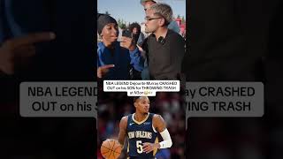 NBA LEGEND Dejounte Murray CRASHED OUT on his SON for INSULTING N3on😳👀 #nba #dejountemurray #n3on
