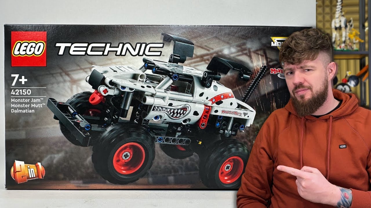 MONSTER JAM MUTT DALMATIAN 🛞 LEGO TECHNIC 42150 RECENZJA - YouTube