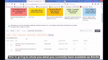 Downloading from OverDrive to Kindle