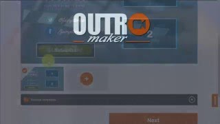 Creating end card templates with outromaker screenshot 2