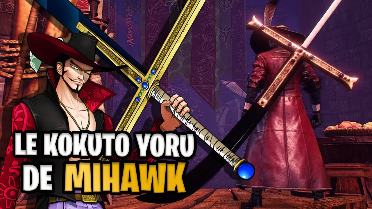 épée mihawk kokutou yoru dans one piece