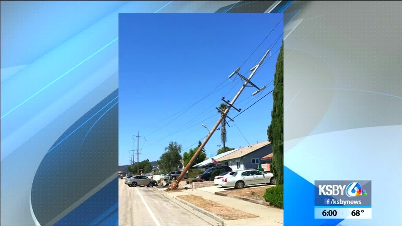 SUV crashes into power pole, causes widespread outages in Lompoc