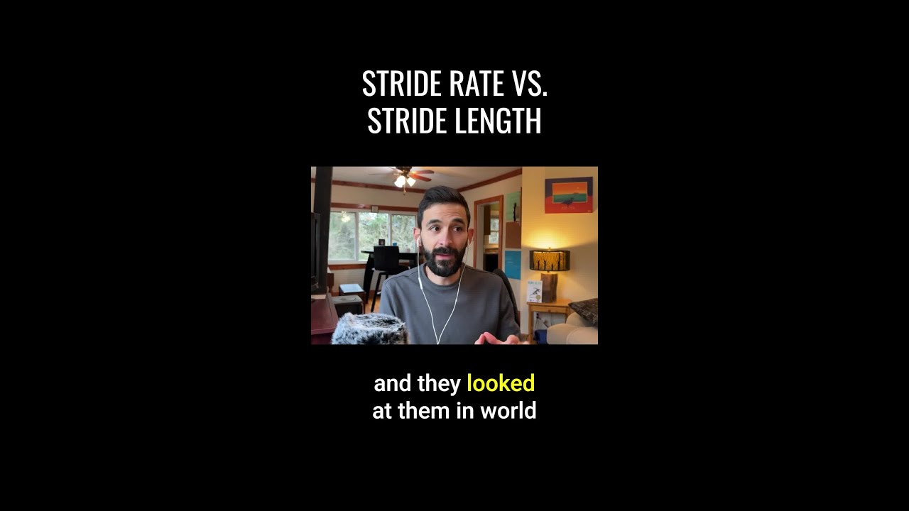 Stride Rate vs. Stride Length
