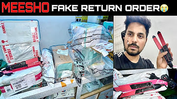 Meesho पर मुझे मिले फर्जी ऑर्डर | How to Fake Return & Damage Meesho Order’s 😭