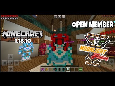 OPEN MEMBER SERVER MOONLIGHT SMP | MINECRAFT 1.18.10 - YouTube