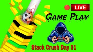 🔴LIVE || Stack Crush || Mobile Game 🎮 play Day 01 ✅ screenshot 5