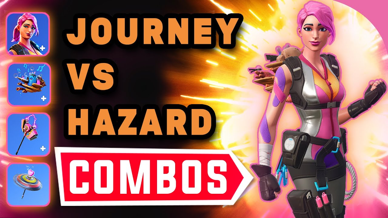 Best *JOURNEY VS HAZARD* Skin COMBOS with Gameplay