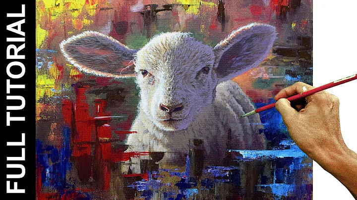 Tutorial : How to Paint a Lamb in Acrylics / JMLis...