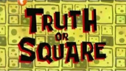 SpongeBob - "Truth or Square" Title Card (Persian, Persian Toon)