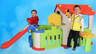 Kids Pretend Play House Building Fun With Ckn