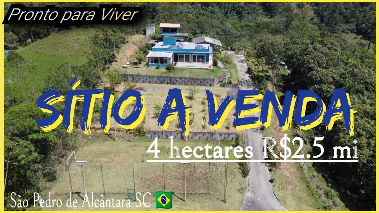 Sítio em Santa Catarina - Grande Florianópolis - pronto para Viver 