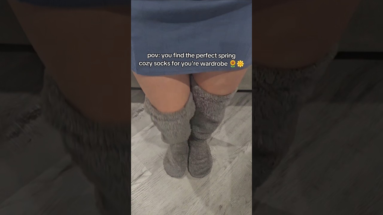 the perfect cozy socks for spring 🥺🍓🐰