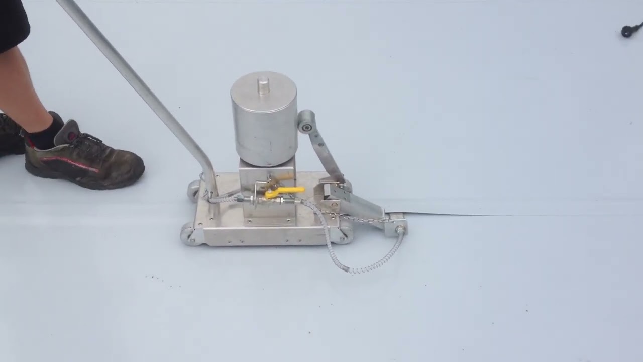 VAEPLAN Verschweißung mit dem Quellschweißautomaten