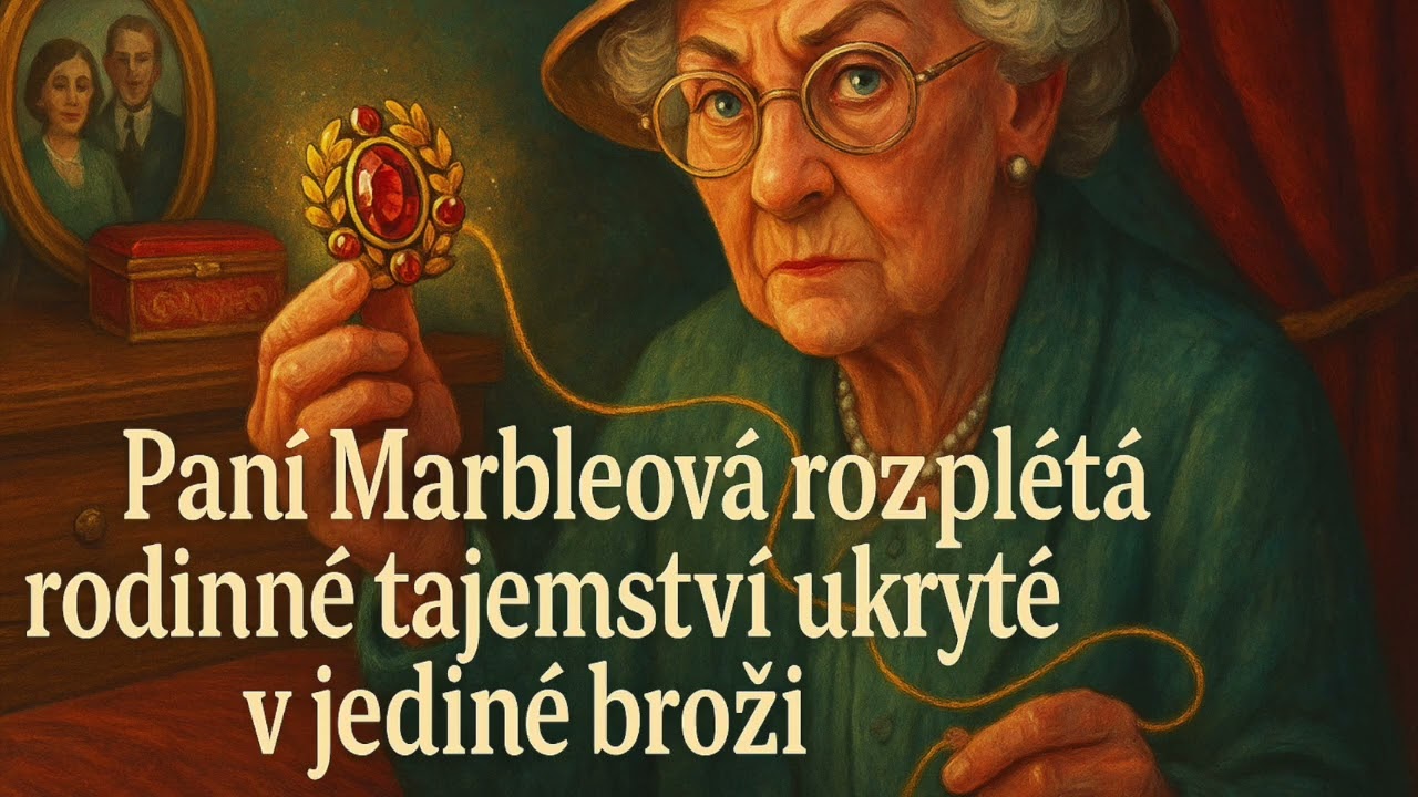 Audiokniha: Paní Marbleová rozplétá rodinné tajemství ukryté v jediné broži
