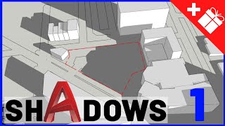 Architecture Shadow Study for Site Analysis in Autocad (1/3)