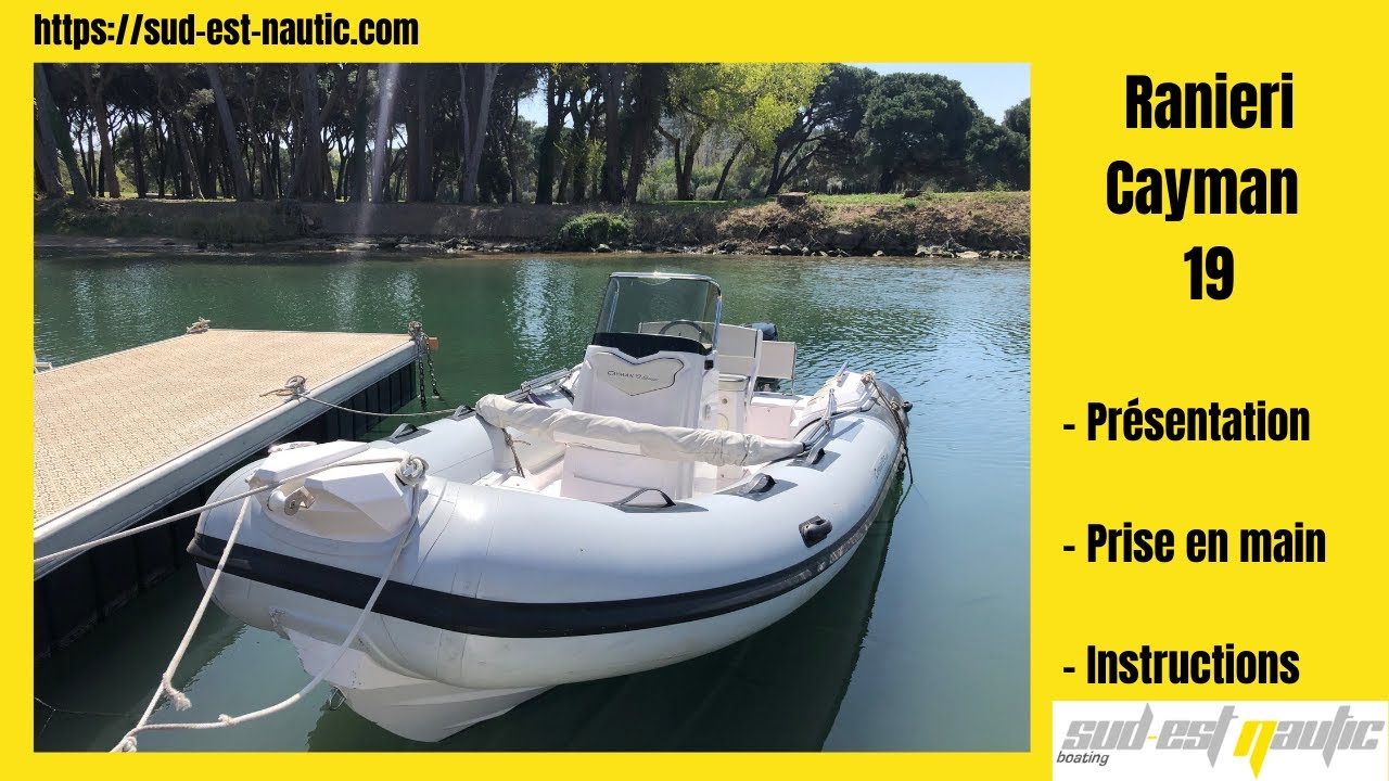 RANIERI CAYMAN 19S – 9 PERS // SUD-EST NAUTIC //