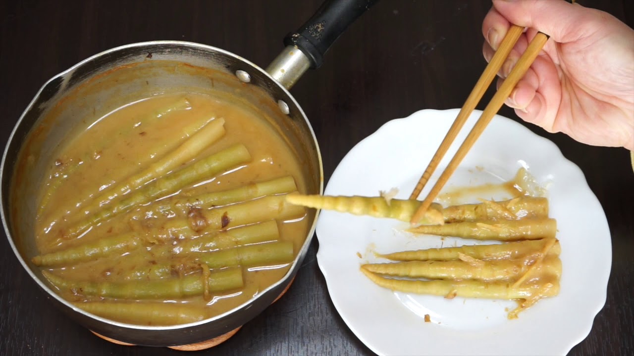 たけのこの味噌煮 北海道郷土料理 たけのこのの味噌煮 Youtube