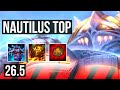 NAUTILUS vs IRELIA (TOP) | 26K damage, Grasp Of The Undying, Good KDA: 7/1/12 | EUW Diamond | 26.5