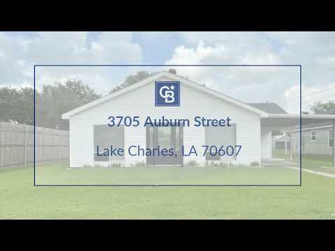 3705 Auburn St., Lake Charles, LA home video tour