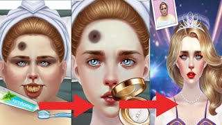 ASMR treatment acne and sebum on a beautiful Aboriginal girl's face - 십대 소녀의 얼굴에 여드름과 주근깨 치료 screenshot 2