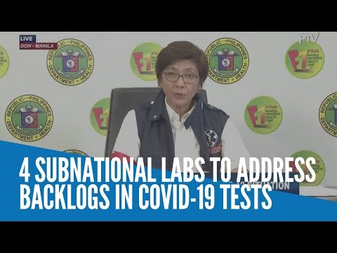 4 subnational labs to address backlogs in COVID-19 tests