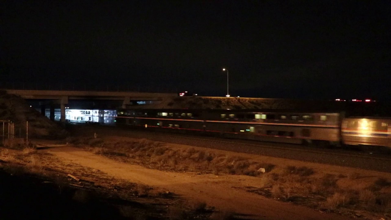 Amtrak #4  #13  1 8 19  9:29pm  Thorn, Ca   Ron Diczhazy