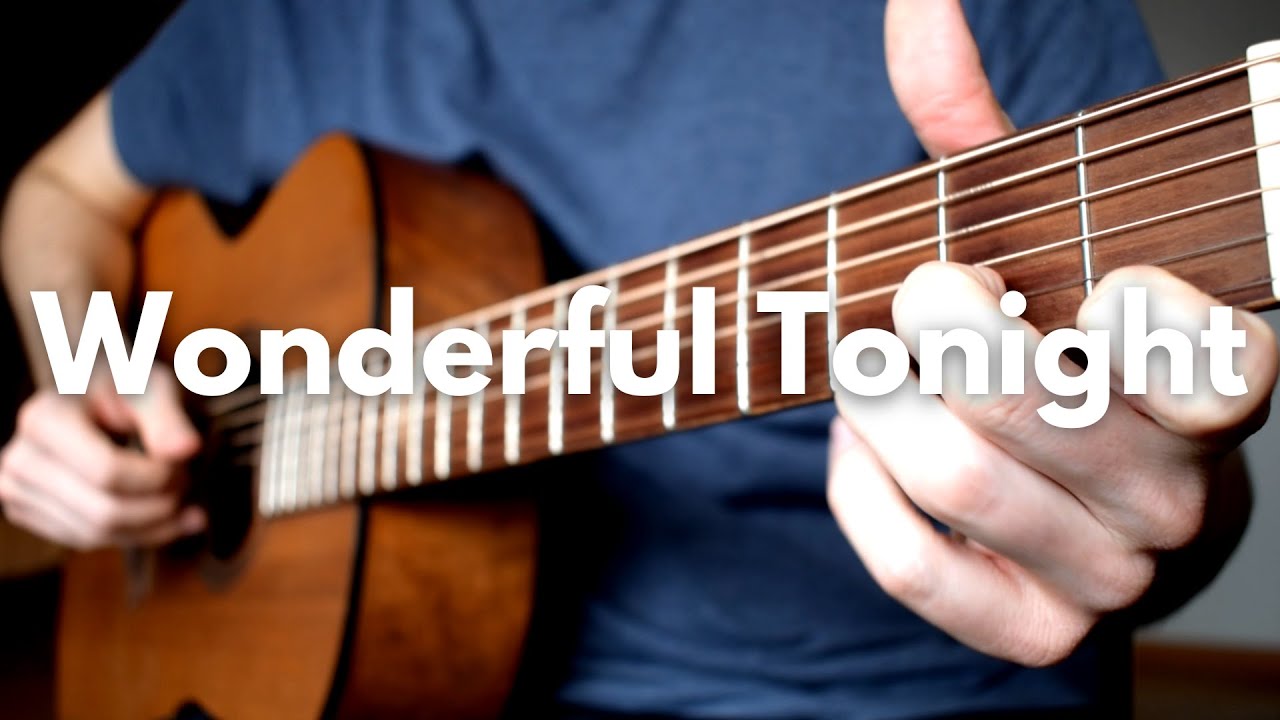 Eric Clapton Wonderful Tonight (Fingerstyle Guitar Cover) YouTube