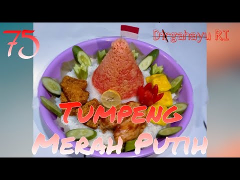 Cara Membuat Tumpeng Merah Putih