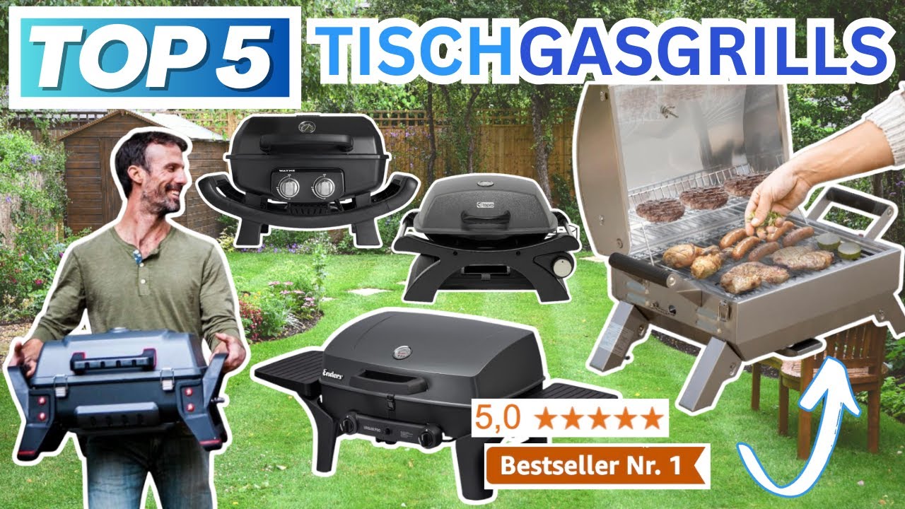 Beste TISCHGASGRILLS (Testsieger 2026) | Top 5 Gasgrills für den Tisch Vergleich