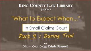 WTEW... In Small Claims Court (Part 4 - At Trial)