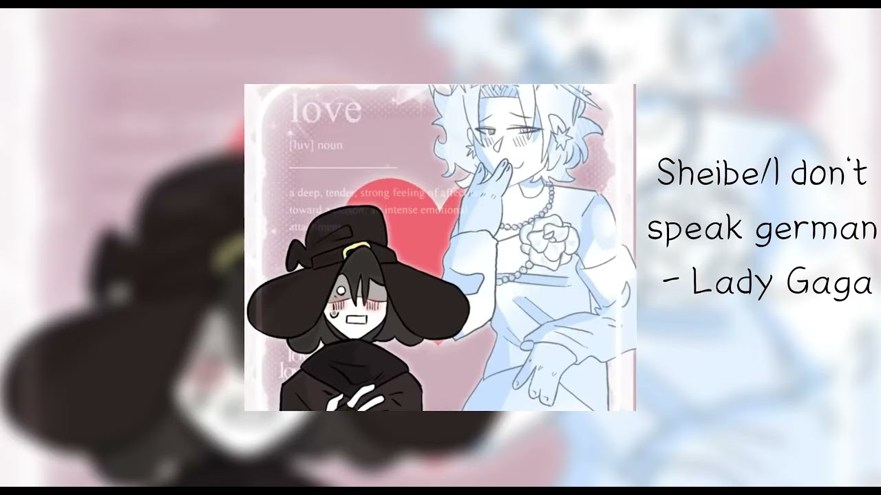 Sheibe/I don't speak german - Lady Gaga (Slowed reverb)