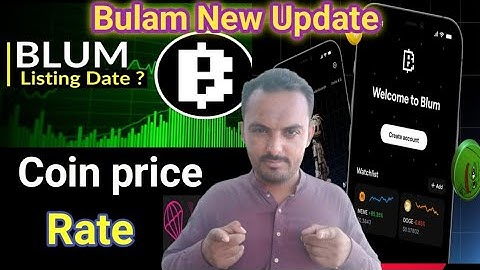 Bulam Air Drop | New Listing Update |Bulam Coin Price | New Update | Blum Confirm New Update