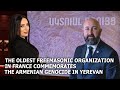 The oldest Freemasonic organization in France commemorates the Armenian Genocide in Yerevan